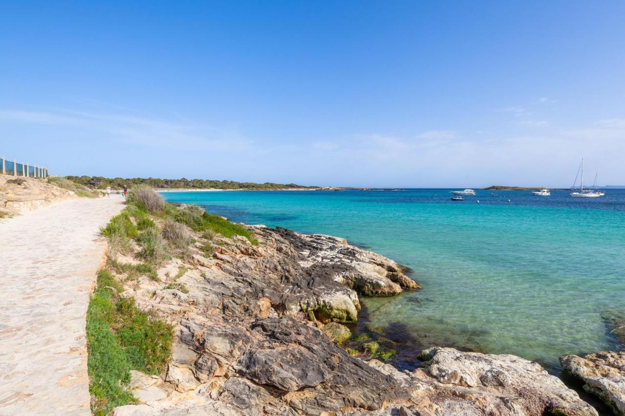 Ses Salines Cottage With Private Pool And Barbecue Exteriör bild
