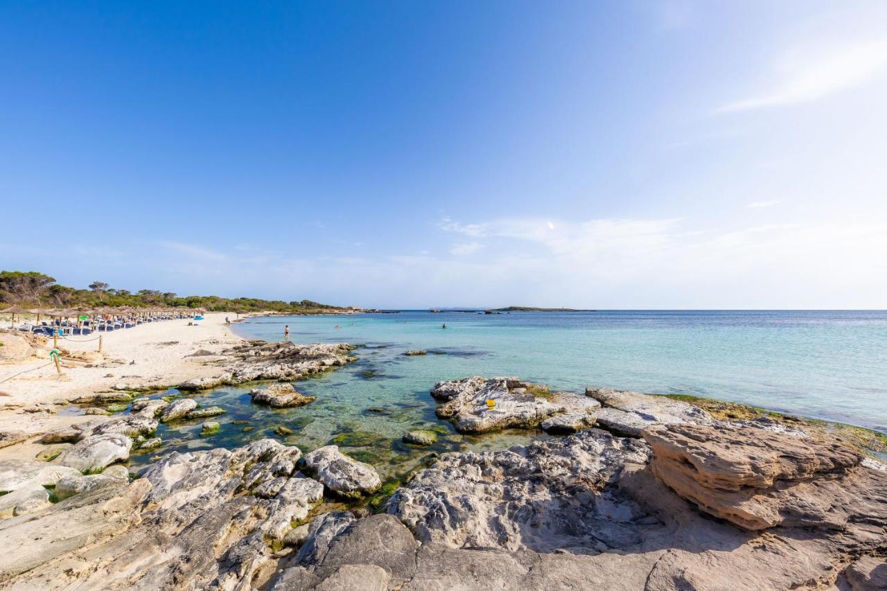 Ses Salines Cottage With Private Pool And Barbecue Exteriör bild